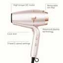 INFINITI PRO CONAIR SmoothWrap Hair Dryer, Blow Dryer with Diffuser and Concentrator Attachments, Advanced Plasma and Ceramic Technology for Less Frizz, More Volume, and Body, Champagne