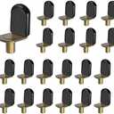 Bronze Shelf pins, Glass Supports Furniture Cabinet Closet Bookcase Shelf Bracket-Style Pegs 30 Pack.