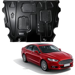 Engine Guards Mud Flaps for Ford Fusion 2013 2014 2015 2016 2017 2018 2019 2020 Front Engine Splash Shield Guards Suitable for Fusion Under Engine Cover Directly Replace Original One Black