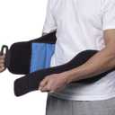 NatraCure Hot/Cold Compression Lumbar Support Back Brace/Wrap  Alleviates Pain from Back Surgery, Arthritis, Swelling, Sciatica, Degenerative/Slipped Discs, and Sports Injuries (6037 CAT)