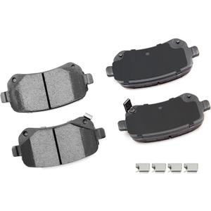 cciyu D1326 Ceramic Rear Brake Pads Set fit For Chrysler Town & Country,For Dodge Grand Caravan,Journey, For Ford Freestar,04-07 For Mercury Monterey,12 For Ram CV,09-12 For VW For Routan