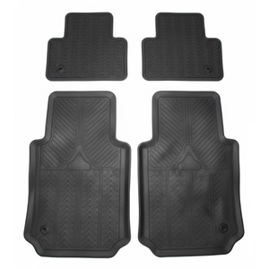 CA 4PC Trim To Fit BLK Rubber Floor Mat