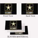 US Army Military Flag 3x5 Double Sided Heavy Duty United States Military Flag Army Black Heavy Duty 3 Ply 200D Polyester and Durable Canvas Header with 2 Brass Grommets