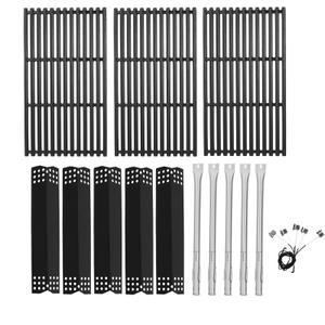 BBQration Replacement Parts Kit for Nexgrill Evolution Infrared Plus 5-Burner 720-0882A 720-0882AE 730-0882 730-0882AE, Heat Shield and Burner Kit for Nexgrill Replacement Parts 5 Burner