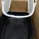 Arm & Hammer Rimmed Cat Litter Box with High Sides and Microban, Made in USA