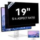 [2 Pack] 19 Inch Computer Privacy Screen for 5:4 Aspect Ratio Widescreen Monitor, Eye Protection Anti Glare Blue Light Computer Monitor Privacy Filter, Removable Anti-Scratch 19in Protector Film