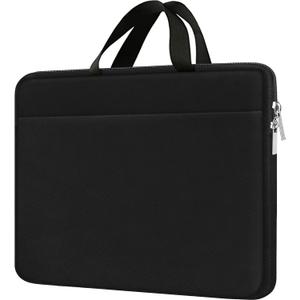Laptop Sleeve Case 15.6 inch, Durable Travel Laptop Bag HandBag Shockproof Protective Computer Cover Carrying Bag Briefcase for 15" 15.6" HP Asus Acer Dell Lenovo Laptop Notebook Ultrabook, (Black)