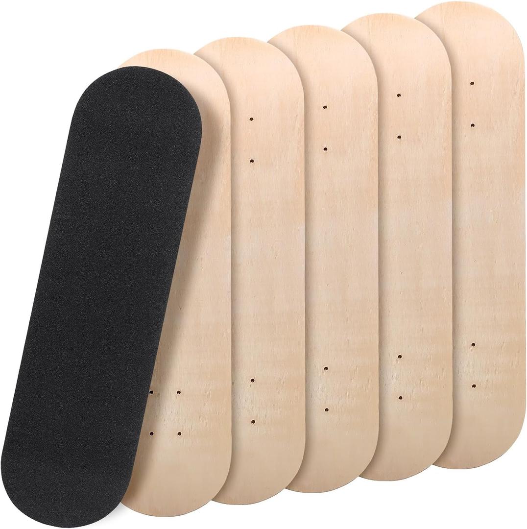 Meooeck Blank Maple Skateboard Decks for Art Painting 28 x 8 Inches, about 28 x 8 inches/ 72 x 20 cm