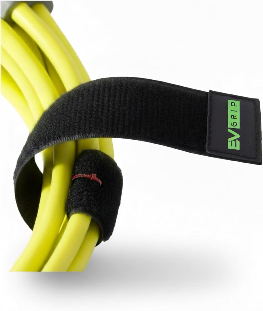 Cable Strap & Organizer  Universal Hook & Loop Holder for Extension Cords, Hoses and Ropes | Heavy Duty Cord Wrap for Garage, Garden, RV and Boat | Weather-Resistant & Multi-Use Storage