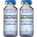 Reconstitution Solution 2-Pack, 30mL in Premium Glass Vials with Flip-Off Caps, Triple Sealed