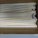 100 Pcs Flameless Taper Candles Bulk Battery Operated, 9.7 Inch
White Taper Candles LED Flickering Candlesticks for Wedding Bridal Shower Church Table Centerpiece Halloween Christmas Decor
