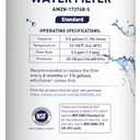 Amazon Basics Replacement Samsung DA97-17376B, HAF-QIN/EXP Refrigerator Water Filter, 1-Pack, Standard Filtration