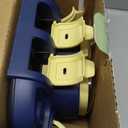 KADTC 2 Levels of Challenge - Dog Puzzle Toy for Small/Medium/Large Dogs Treat Puzzles Feeder Food Dispenser Slow Enrichment Feeding Puppy Mental Stimulation Toys Brain Games Christmas & New Year Gift (Yellow Blue)