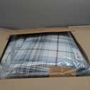 Eddie Bauer - Queen Comforter Set, Crisp & Tailored Cotton Percale Reversible Bedding, Lightweight 3 Piece Bed Set with Matching Pillowcases (Alder Blue/Grey)