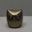 2.5-Inch Handcrafted Brass Owl Showpiece – Vastu & Feng Shui Decorative Figurine for Home, Office & Gift