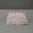 Wildflower Retirement Gift Bag for Women, Retired Gift Bag with Tissue Paper and Card Happy Retirement Gift Wrapping Paper Retired Gifts for Women Farewell Going Away Party Favor Bags Supplies (Light Pink)