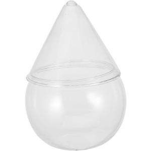 Garneck Creative Round Cocktail Glass Base 10.4x10.4x9.5CM High Borosilicate Glass for Home Bars and Parties Unique Design for Chilling Drinks