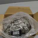 Christmas Lights Outdoor Decorations 218 LED 13.8ft Curtain Fairy Lights with 12 Drops, Clear Wire LED String Light Decor with 8 Modes for Wedding Party Holiday Christmas Home Indoor Outdoor Decor (Multicolored)