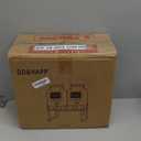 1 Gallon Glass Drink Dispensers For Parties 2PACK, Beverage Dispenser, Glass Drink Dispenser With Stand And Stainless Steel Spigot 100% Leakproof, Lemonade Dispenser With Ice Cylinder, Laundry Detergent