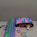 TIASUSAN 4 Layer Engraved American Mahjong Tile Set, 166 Acrylic Mahjong Tiles with Bags, Racks and Pushers, Accessories