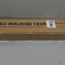 3 Set Peel and Stick Wall Molding Kit,Premade Self Adhesive Wainscoting Panels,Ready to Assemble Accent Molding Trim for Interior Wall Moulding Decor (24x60in)