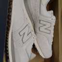 New Balance WL574BEM Womens Hiking Shoe, Sea Salt Off White 001, 8