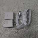 iPhone 17 16 Pro Max Charger Fast Charging, 45W Dual USB C Fast Charger Block with 10 FT Long Type C Charging Cable Cord for iPhone 17 Pro Max/17 Pro/Air/17/16/16Pro/16ProMax/Plus/15/S24/S25 (White)