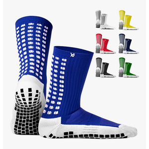 Lux Dual Grip Socks - Soccer Grip Socks for Men and Women. GripArray Performance & Comfort