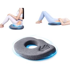 Bed Sore Pressure Relief Pillow, Donut Hole Pillow for Your Butt, Donut Pillow Cushion for Sitting and Sleeping, O-Shaped Tailbone Support Pillow, Cushion for Bed Sores on Buttocks