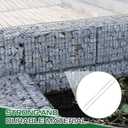 Yaocom 100 Pcs 36" x 2" Cages Spirals 9ga Galvanized Steel Gabion Wire for Cage Install and Connected Stone Gabion Basket Spirals for Garden Projects Quick and Easy Construction