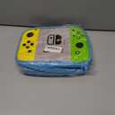 ONTESY Boys Lunch Bag Gamer Switch Insulated Bag Thick Foam Shatterproof Luch Box Easy Clean Leather Mini Cooler for Boys Girls Kids Toddlers Teens Men Women for School Pinic (Teal)