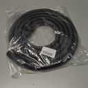 Heavy Duty Automotive Door Weather Stripping 10Ft Car Door Rubber Edge Trim Seal Strip Gasket with Side Bulb for Car Bus Camper Boat RV Truck Doors