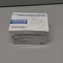 Maxxima Combination Rocker Light Switch and Outlet - Single Pole White Decor Combo Style Receptacle, Wall Plates Included, UL Listed, 15A / 120V AC - 2 Pack