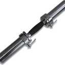 CAP Barbell Olympic Dumbbell Handles | Chrome w/Rubber Grips