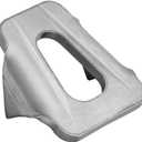 4 Pack Weld On Axle Housing Bracket, Ratchet Strap Flat Back Tie Down Bracket for 3" OD Trailer Axle, 1/4" Thick