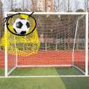 Football Target Net Easy to Attach Soccer Goal Net for Shooting Accuracy Practice Training 1Count