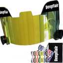Deepflair Football Helmet VisorFootball Helmet Visor Impact Resistant Visor for Youth&Adult Football Gear
