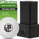 Golf Ball Stamp - Golf Accessories for Men - Personalized Golf Marker - Golf Ball Marker for ID - Golf Gifts for Men & Golfers - Essential Golf Stuff - Durable Golf Stamp for Golf Enthusiasts, B