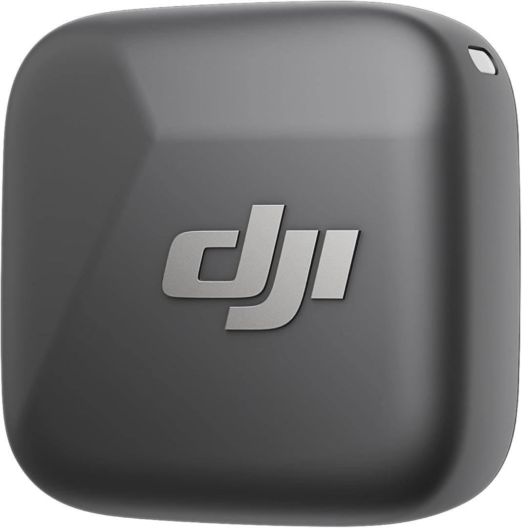 DJI Mic Mini Transmitter (Infinity Black), Ultralight, Wireless Lavalier Microphone for DJI Action 5 Pro/Osmo Pocket 3, Noise Cancelling, Wireless Microphone for Camera/iPhone/Android, Vlog, Streaming