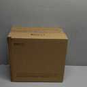 funest Bathroom Trash Can, 3.3 Gallon Slim Trash Can with Lid, Adsorption Garbage Can with Press-Top Lid, Small White Narrow Plastic Trash Bin for Bathroom, Office, Bedroom, Living Room