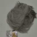 DDHAIR Men's Wig Short Silver Grey Wig Men Natural Layered Synthetic Hair Wigs for Man Male Guy Daily Halloween