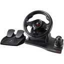 SUBSONIC - Superdrive GS550 Steering Wheel - Racing Wheel with Pedals, Paddles, Shifter. Diameter 25 cm, 270 Rotation Angle, Vibration - For Switch 2, Switch, Xbox Series X/S, PS4, Xbox One, and PC