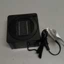 Gaiatop Mini Space Heater, Lightweight PTC Ceramic Fast Heating 500W Energy Efficient for Indoor Use, Overheating & 45 Tip-Over Protection, Portable Desk Electric Heaters for Office Home Black