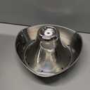 PetSafe Seaside Stainless Steel Cat & Dog Fountain, 60 Oz Water Capacity - 2 Water Filters & 1 Pump Included, Soothing Flow for Pets, Scratch-and Rust-Resistant Material - Quiet Motor (One Size Fits All)