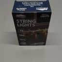 100 Multicolor Holiday T5 String Lights Spanning 19.4Ft