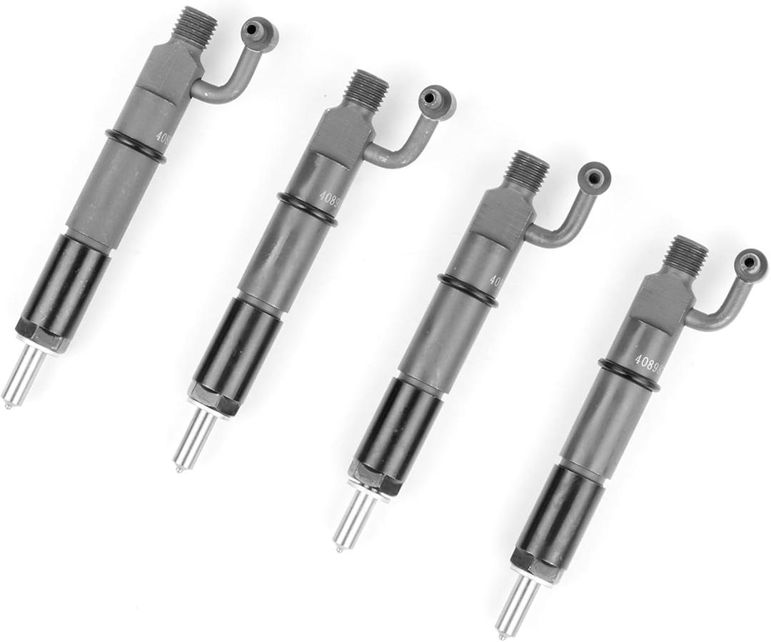 4089877C 4Pcs Fuel Injector Compatible with Cummins B3.3 QSB3.3 Diesel Replace OE 4089877