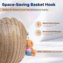 Set of 2 (16x11x6.5 In) Hanging Door Basket Organizer