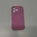 Miracase Magnetic for iPhone 17 Pro Case, Compatible with MagSafe, Integrated Silicone Camera Control Cover, 3.0mm Thicken Shockproof Drop Protection Phone Case for 17 Pro,Blackcurrant