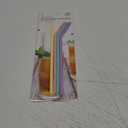 Biosmart 4 Reusable Silicone Straws W/Cleaning Brush, Eco Friendly, 1 Pack