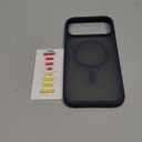 TORRAS Stronger Magnetic & Shockproof for iPhone 17 Pro Max Case, Fit for MagSafe, Mil-Grade Drop Protection, Camera Control, DIY Button, Slim for iPhone 17 Pro Max Phone Case Translucent Deep Blue